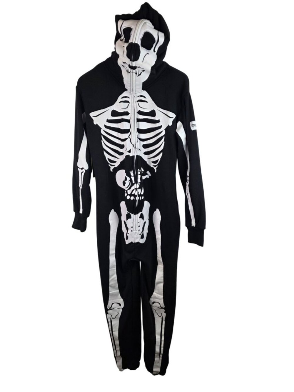 Tipsy Elves Pregnant Skeleton Halloween Costume Maternity Size Small Hooded